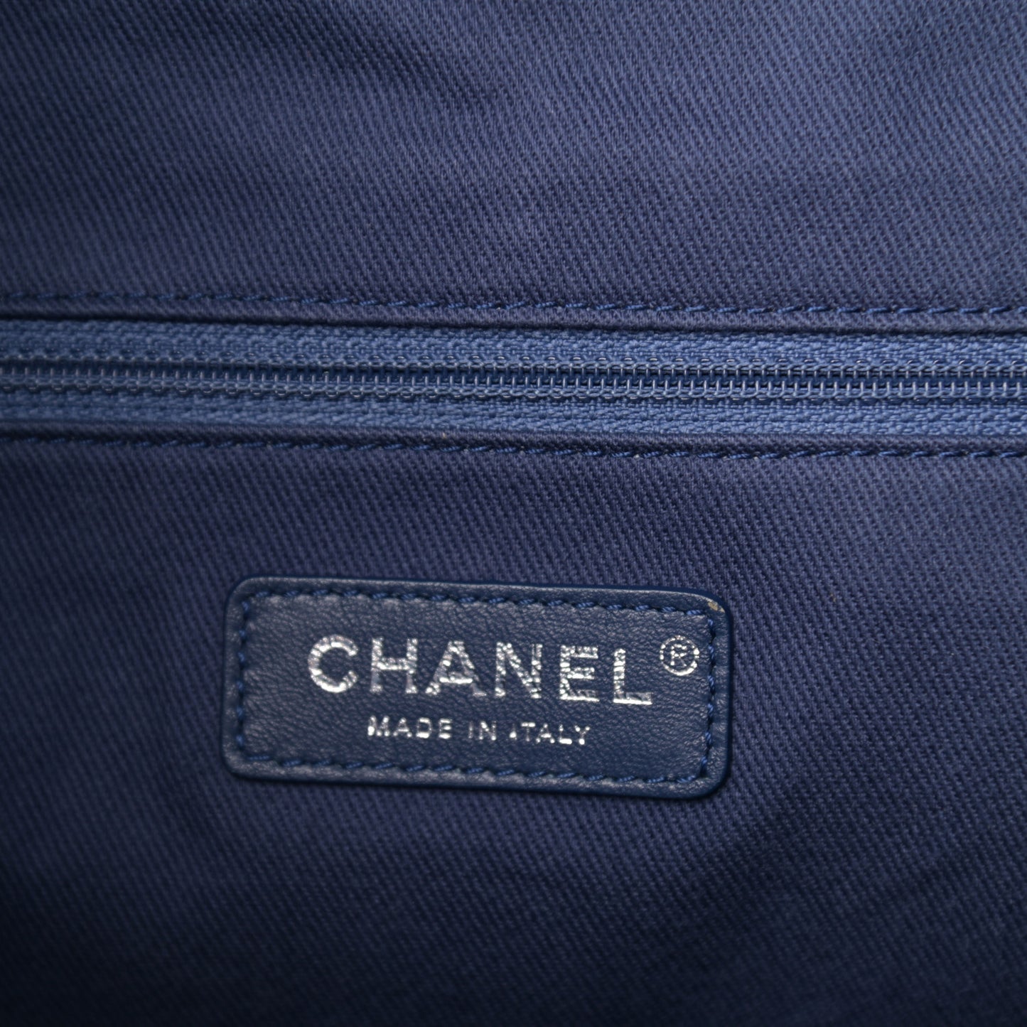 Canvas Large Deauville Backpack Blue