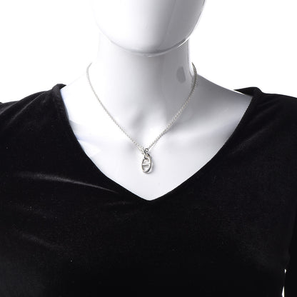 Hermes Sterling Silver Amulette Chaine d'Ancre Necklace 2 of 4