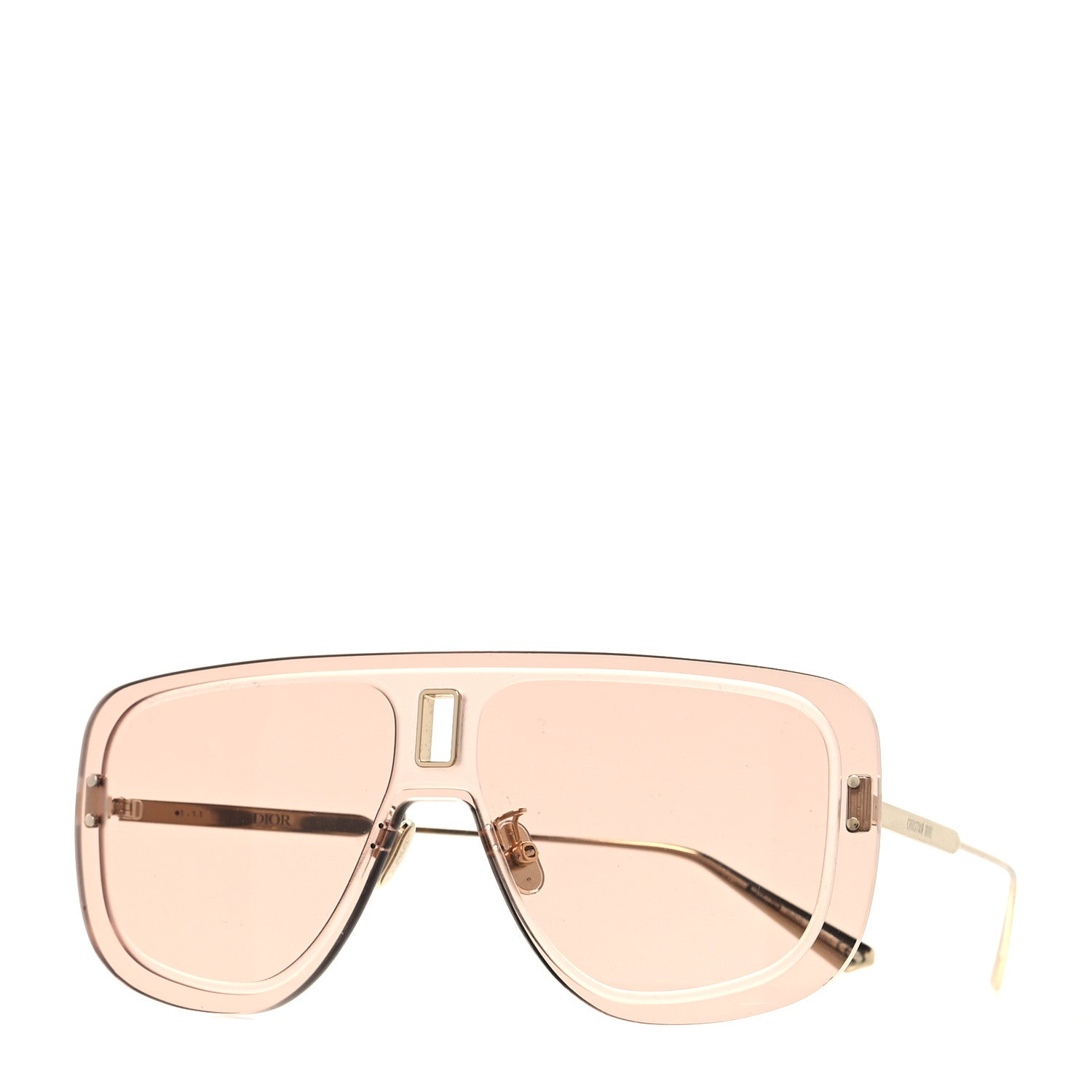 Christian Dior UltraDior Mask Sunglasses Gold Pink 1 of 8