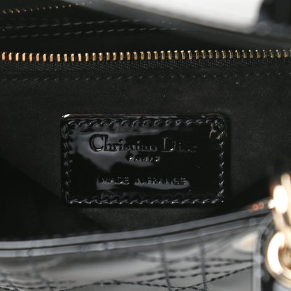 Christian Dior Patent Cannage Mini Lady Dior Black 5 of 10