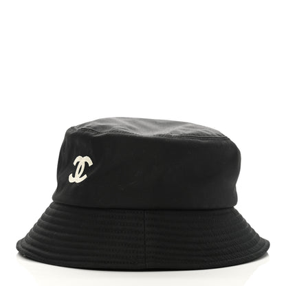 Chanel Cotton CC Bucket Hat L Black 4 of 12