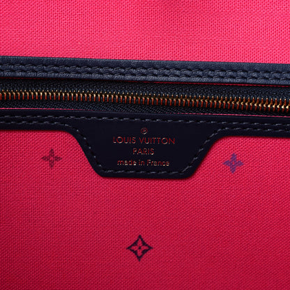 Louis Vuitton Monogram Giant Spring In The City Neverfull MM Midnight Fuchsia 6 of 8