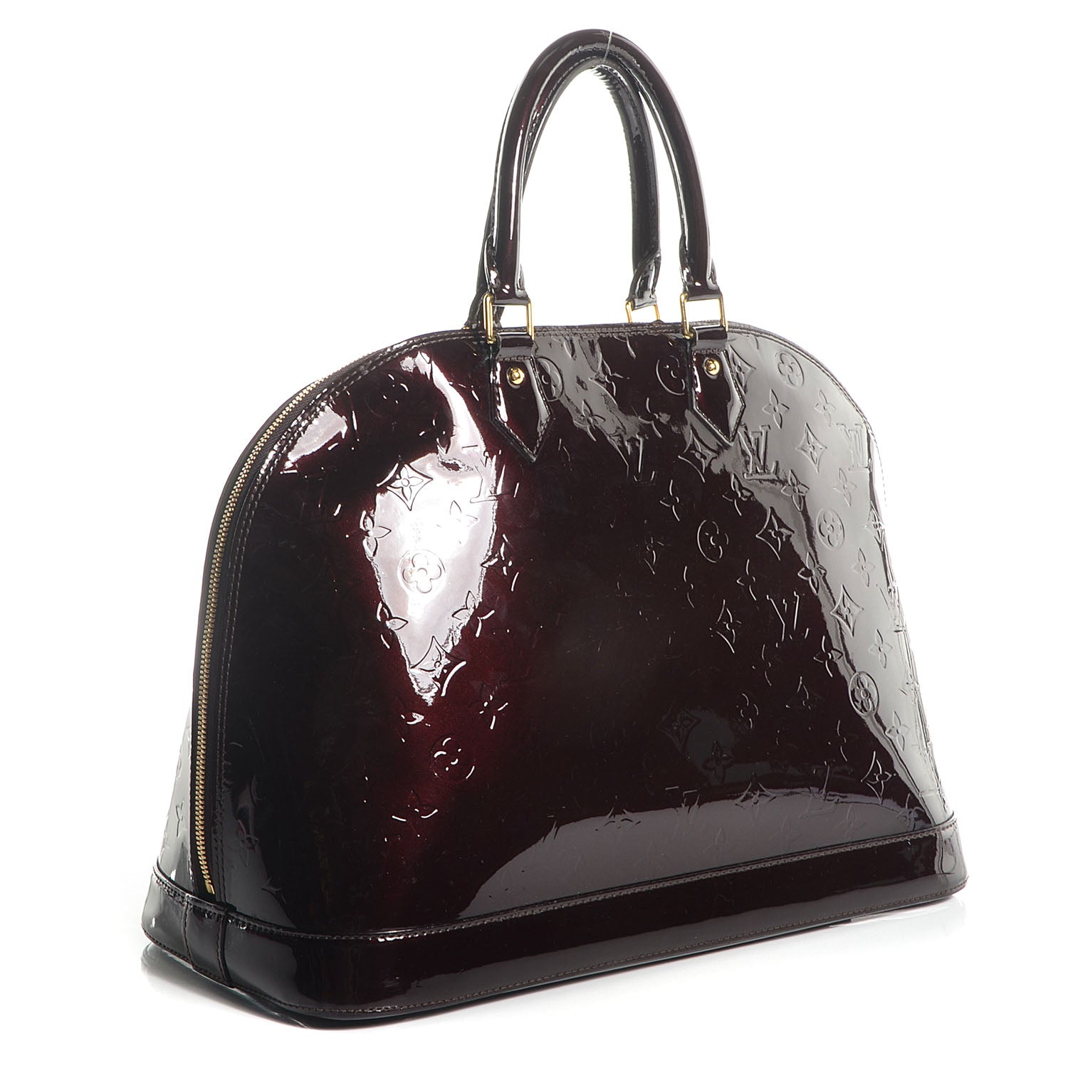 Louis Vuitton Vernis Alma GM Amarante 3 of 7