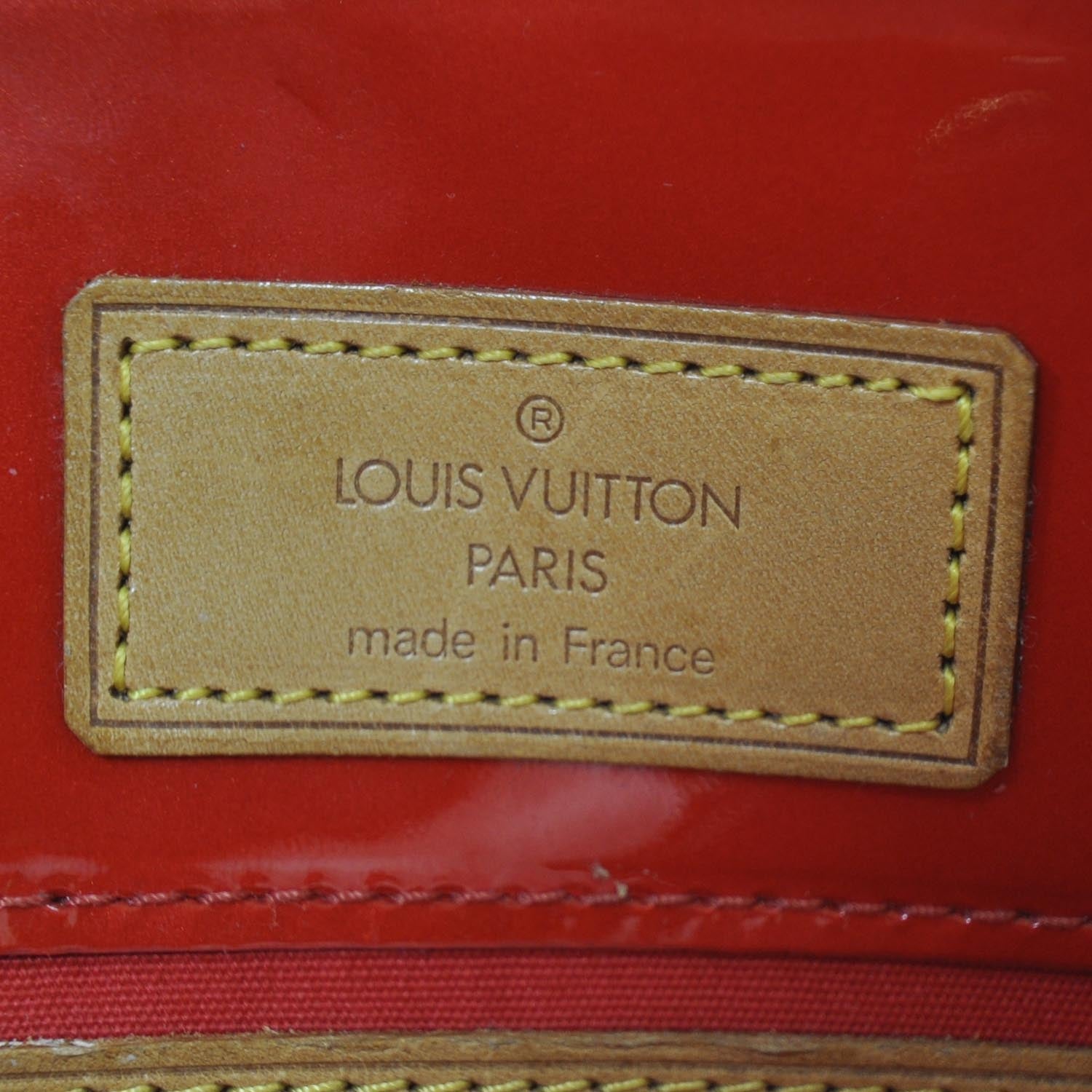 Louis Vuitton Vernis Reade PM Rouge 6 of 7