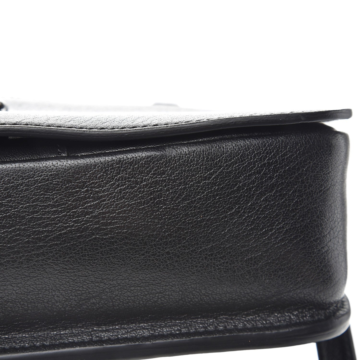 Saint Laurent Lambskin Medium Charlotte Messenger Bag Black 8 of 8