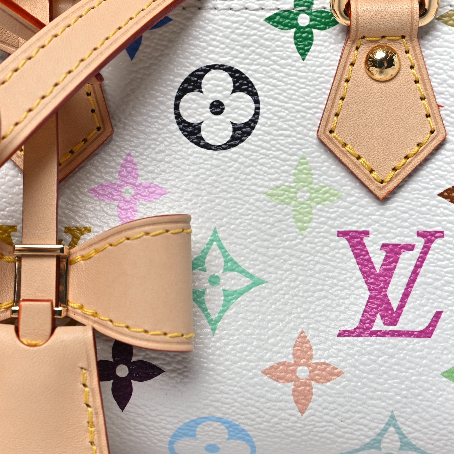 Louis Vuitton LV X TM Monogram Multicolor Nano Speedy White 7 of 10