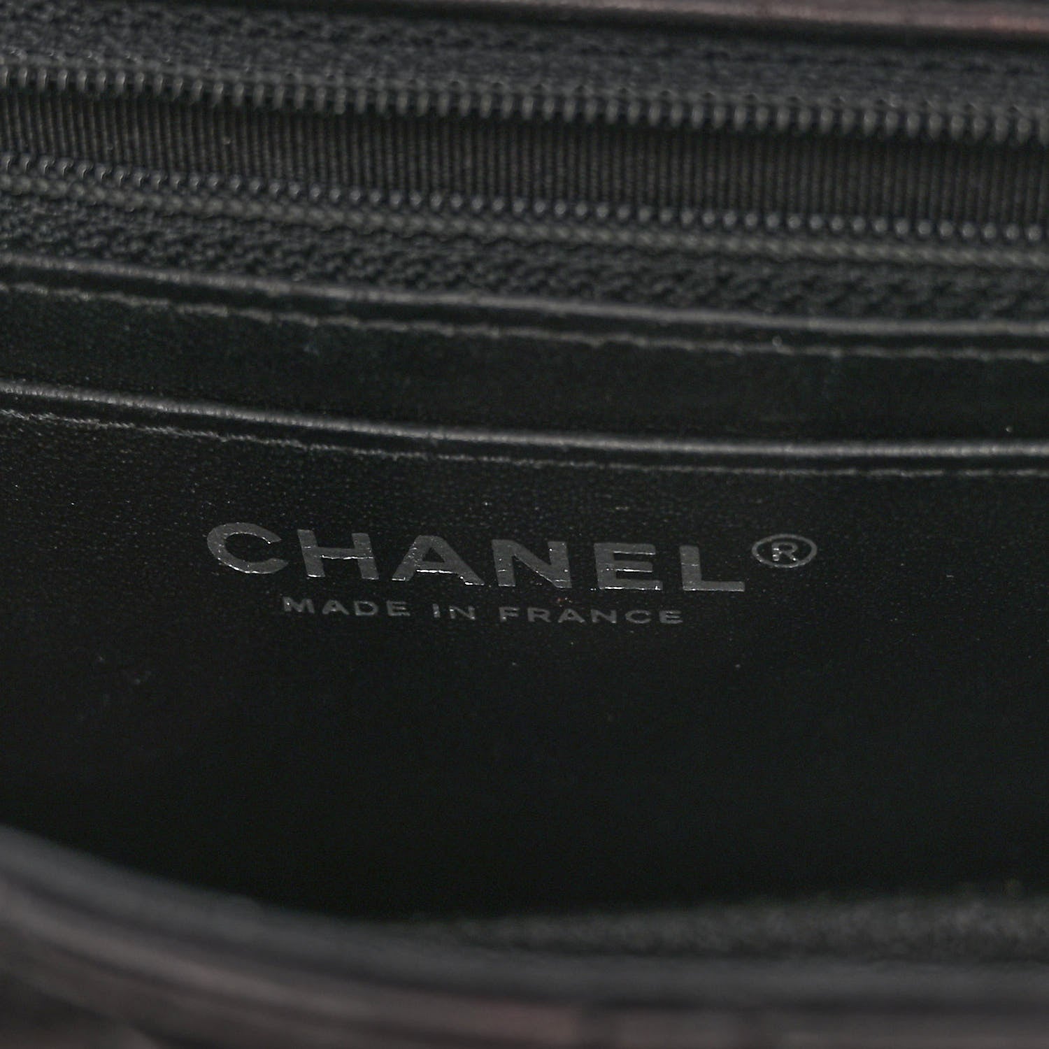Chanel Lambskin Quilted Mini Square Flap Black 6 of 10