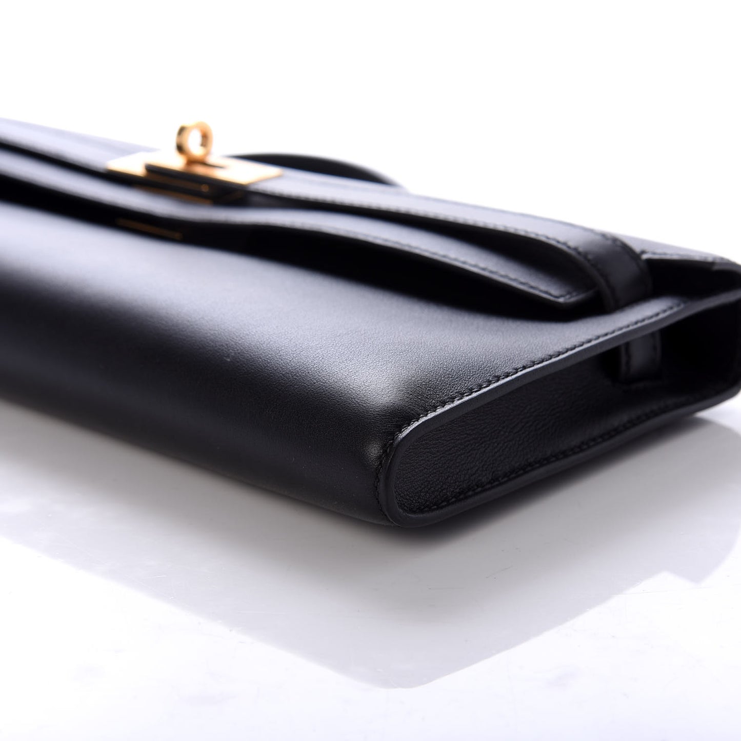 Swift Kelly Cut Clutch Pochette Black