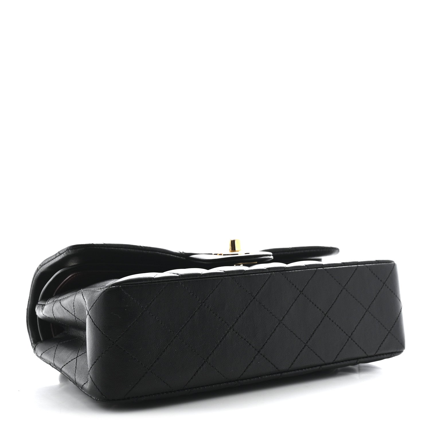 Chanel Lambskin Quilted Small Double Flap Black 4 of 10