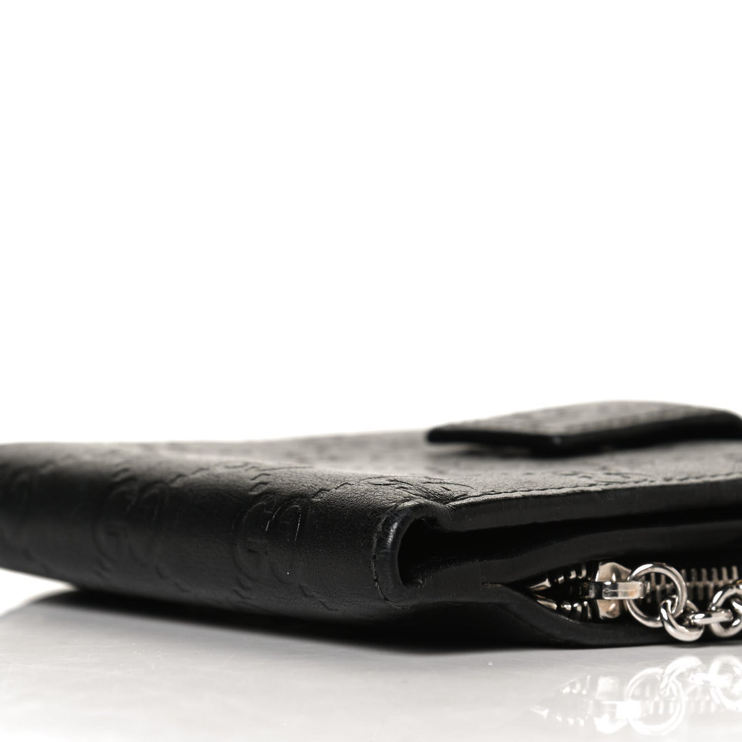 Guccissima Twins French Wallet Black