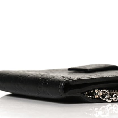 Gucci Guccissima Twins French Wallet Black 9 of 11