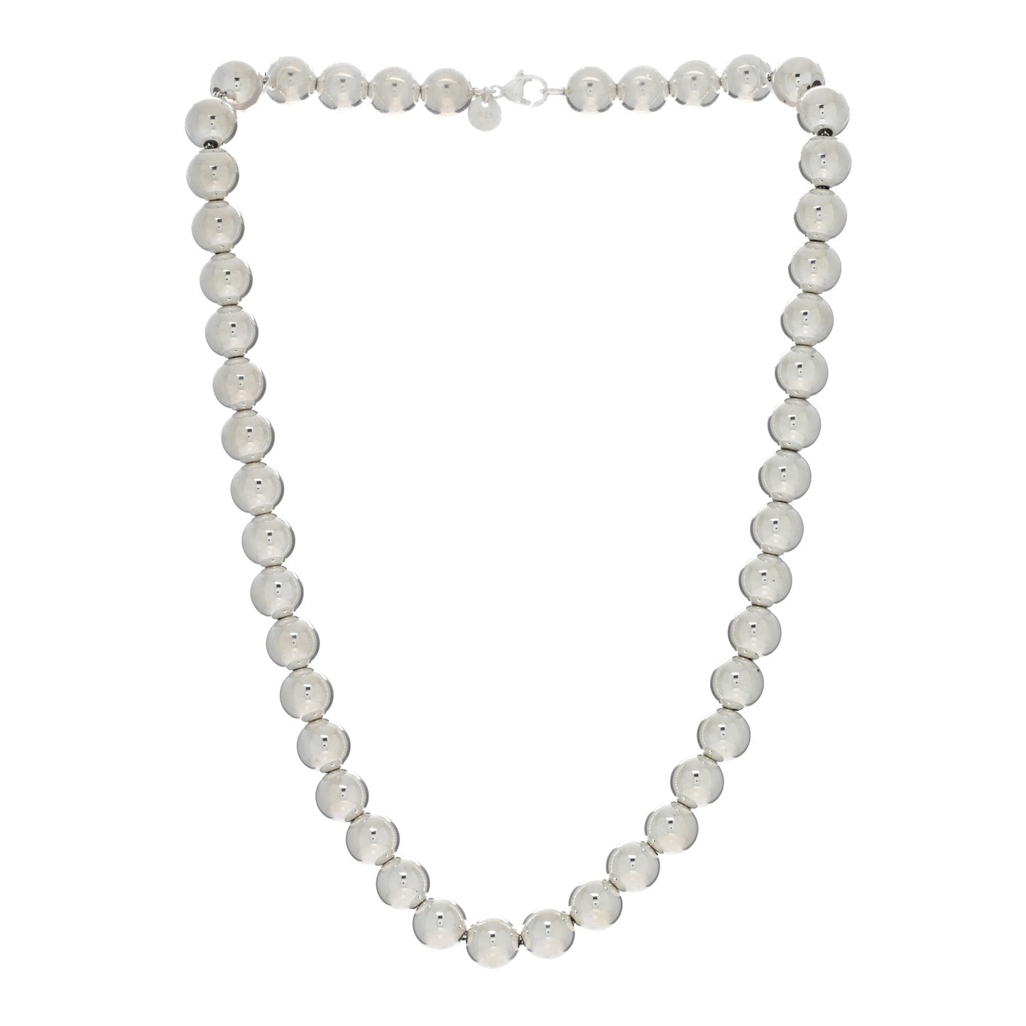 Sterling Silver 10mm Hardwear Ball Necklace