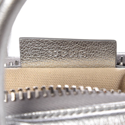 Givenchy Metallic Sugar Goatskin Mini Antigona Silver 8 of 8