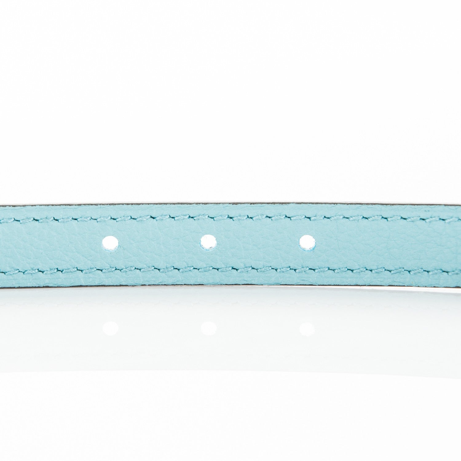 Hermes Epsom Togo 13mm Roulis Belt 85 Colvert Bleu Atoll 5 of 5