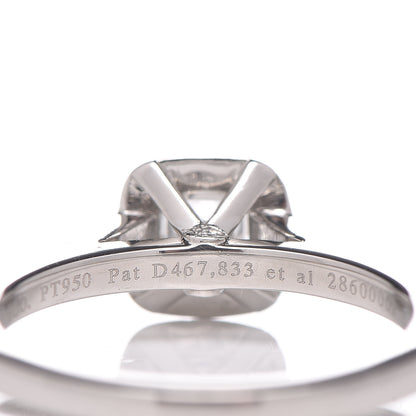 Tiffany Platinum Diamond .41ct. Legacy Ring 51 5.75 6 of 9