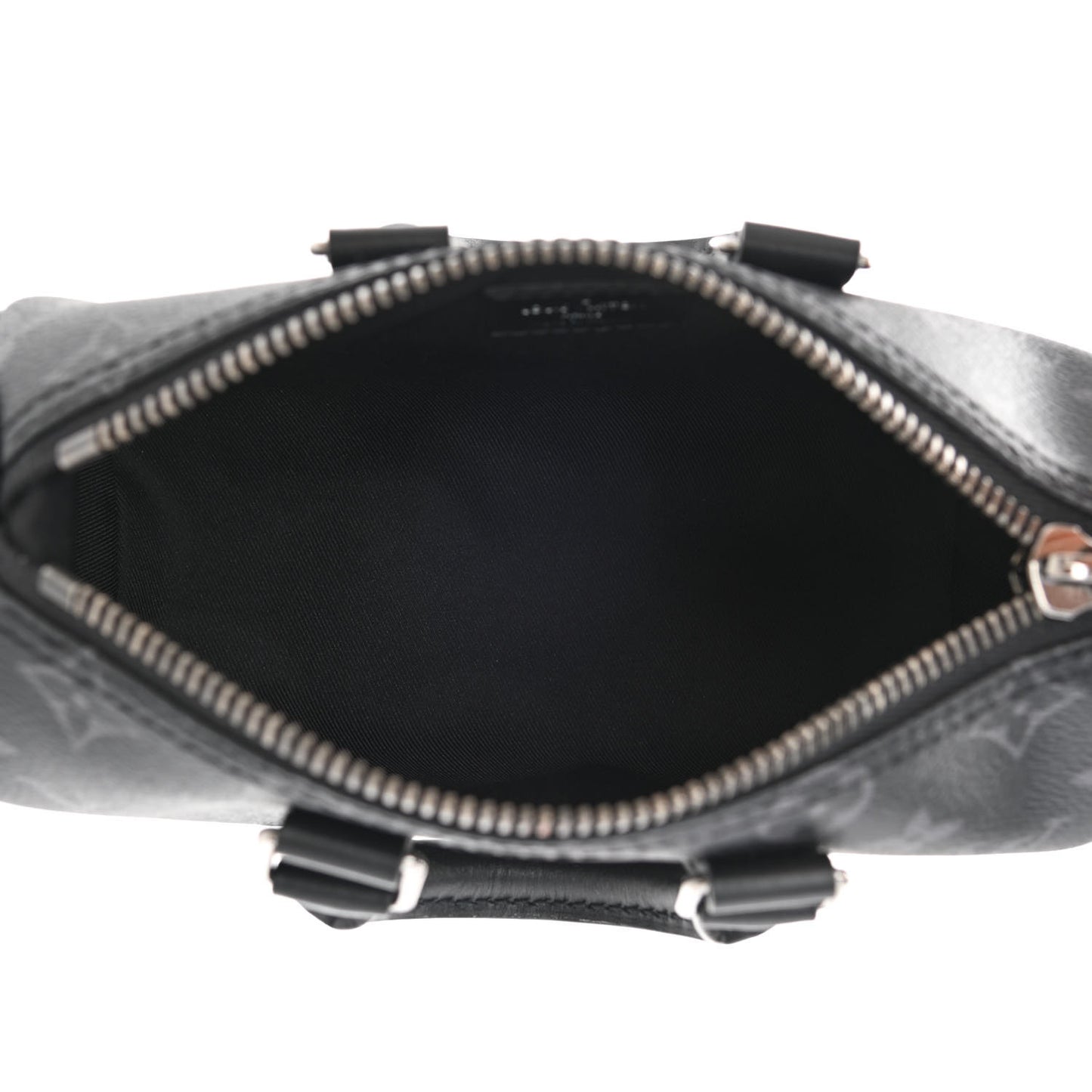 Reverse Monogram Eclipse Keepall XS Black