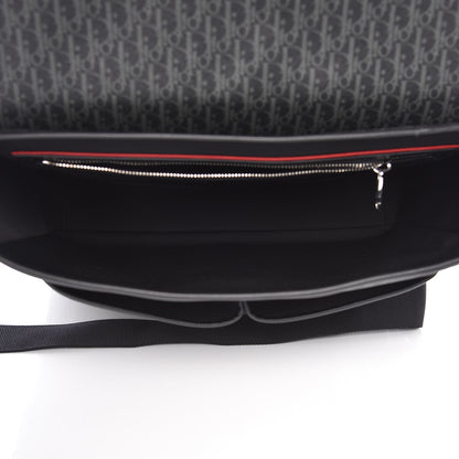 Christian Dior HOMME Monogram Coated Canvas Messenger Grise 5 of 9