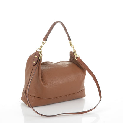 Mulberry Spongy Pebbled Calfskin Effie Hobo Oak 3 of 7