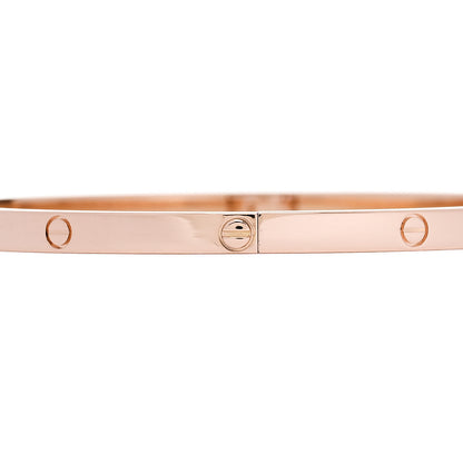 Cartier 18K Pink Gold Small LOVE Bracelet 19 4 of 6