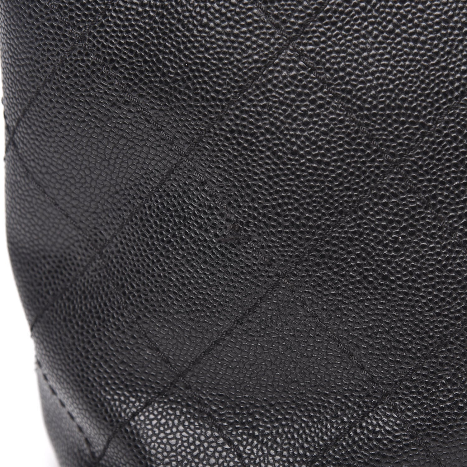 Chanel Grained Calfskin Shopping Fever Tote Black 15 of 18