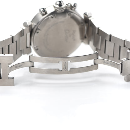Cartier Stainless Steel 35mm Pasha C Chronograph Automatic Watch Black 5 of 5