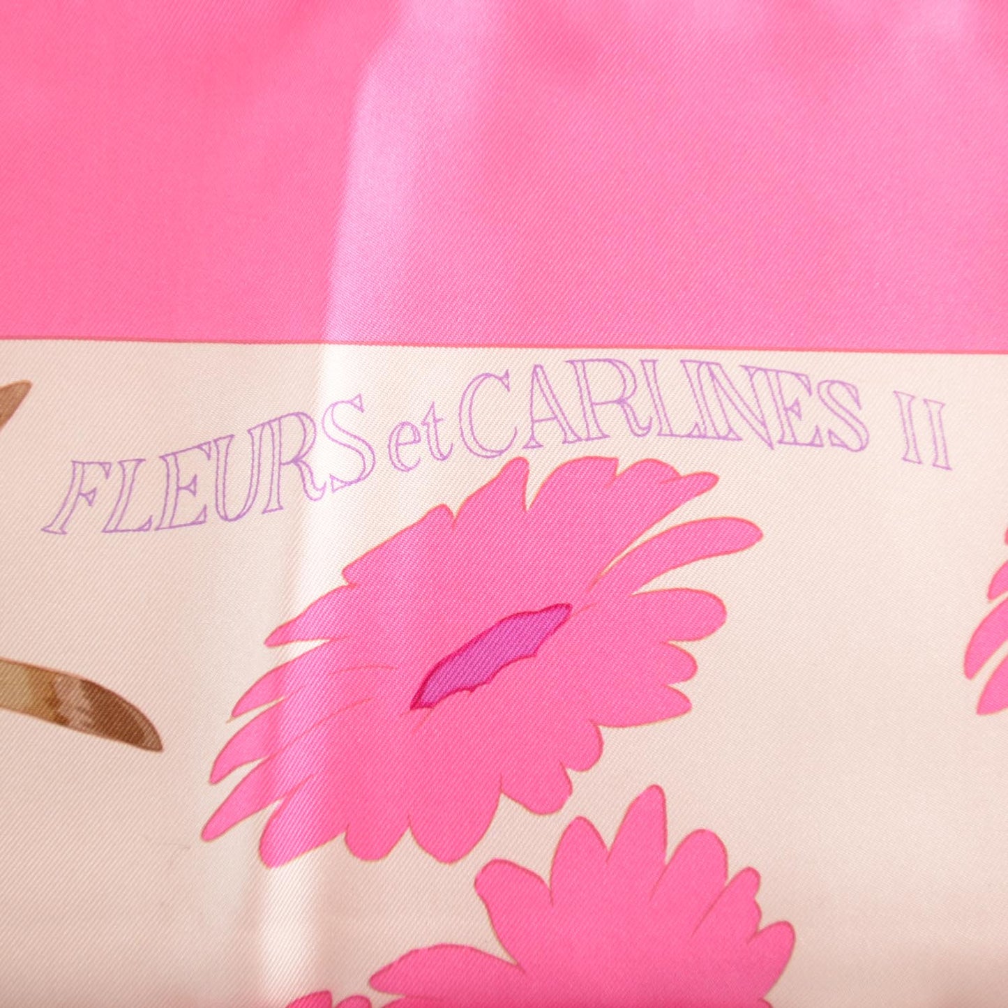Silk Fleurs et Carlines II Scarf 90
