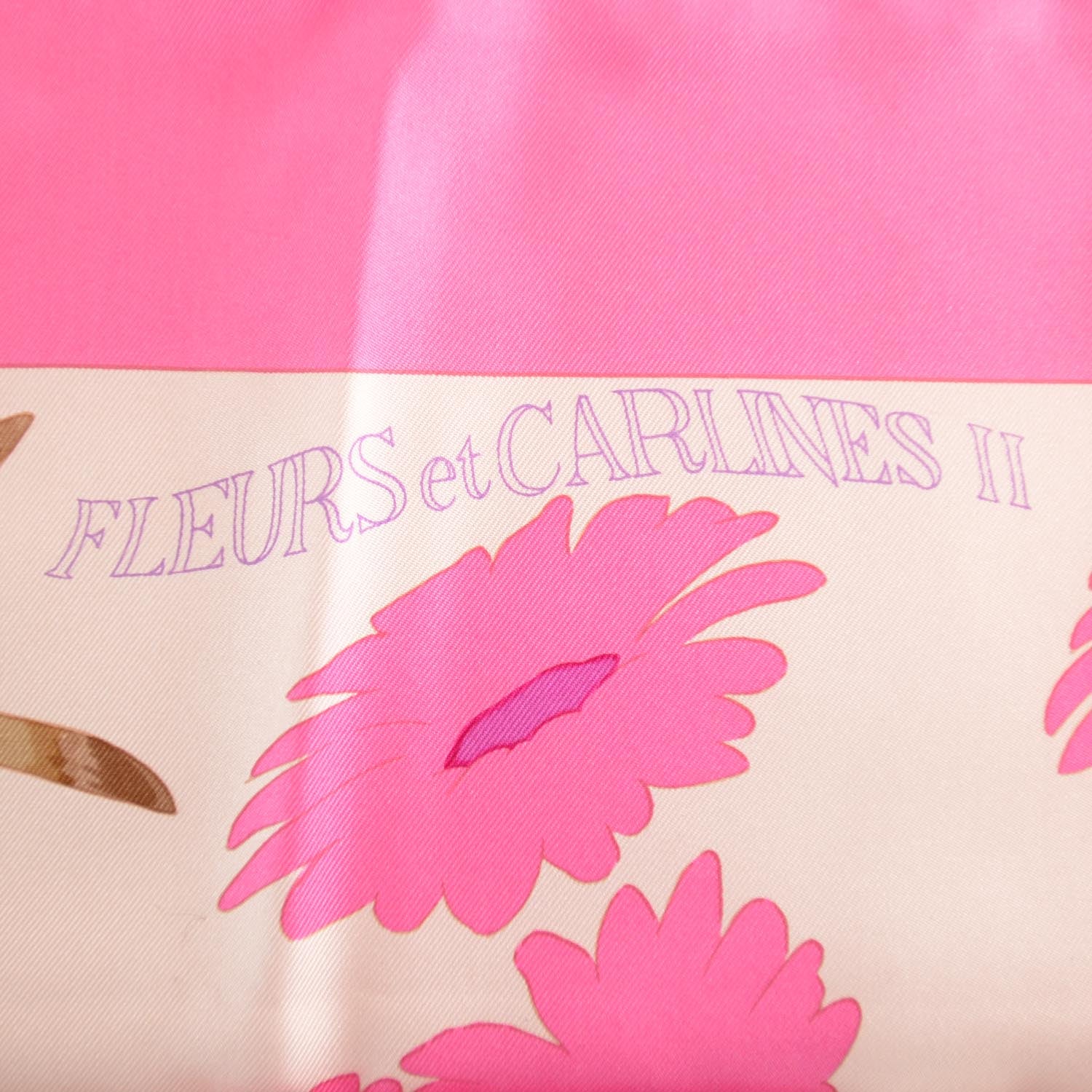 Hermes Silk Fleurs et Carlines II Scarf 90 3 of 6