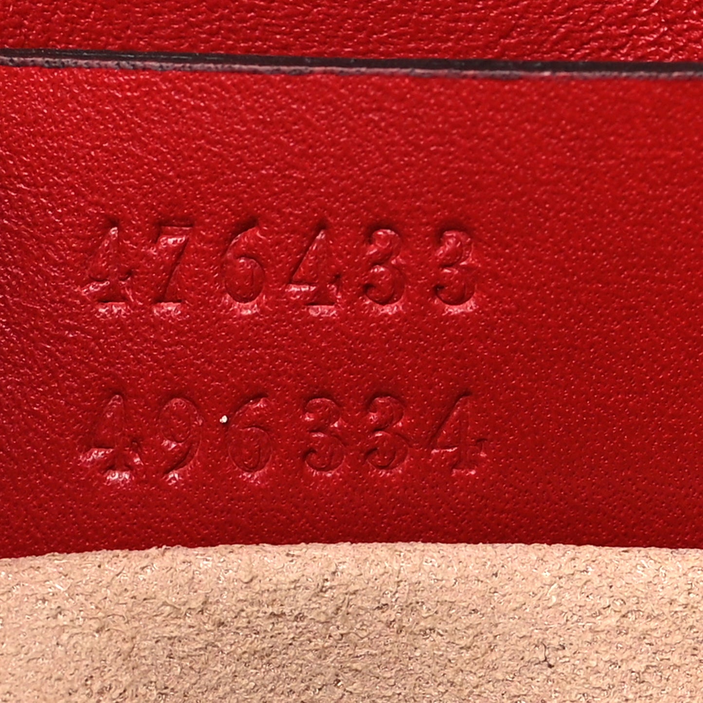 Calfskin Matelasse Super Mini GG Marmont Shoulder Bag Hibiscus Red