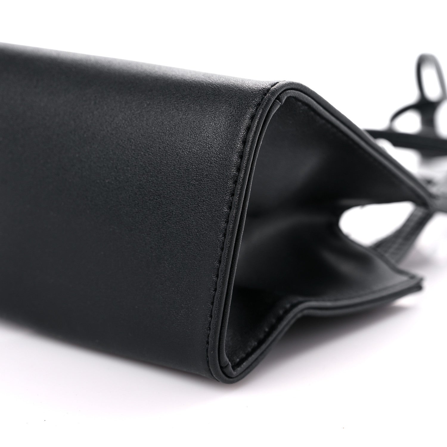Telfar Vegan Leather Small Shopping Bag Black 9 of 9