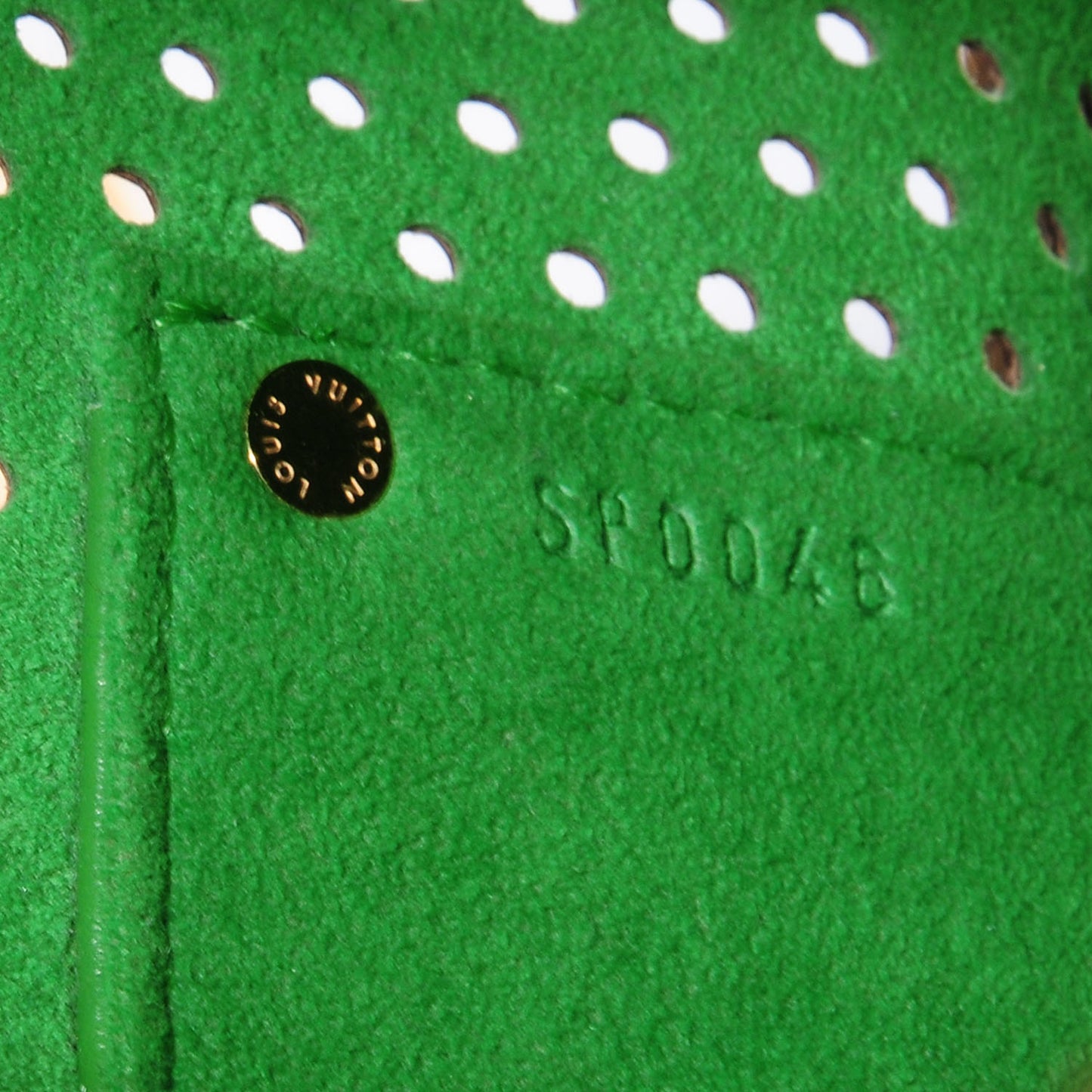 Monogram Perforated Speedy 30 Green