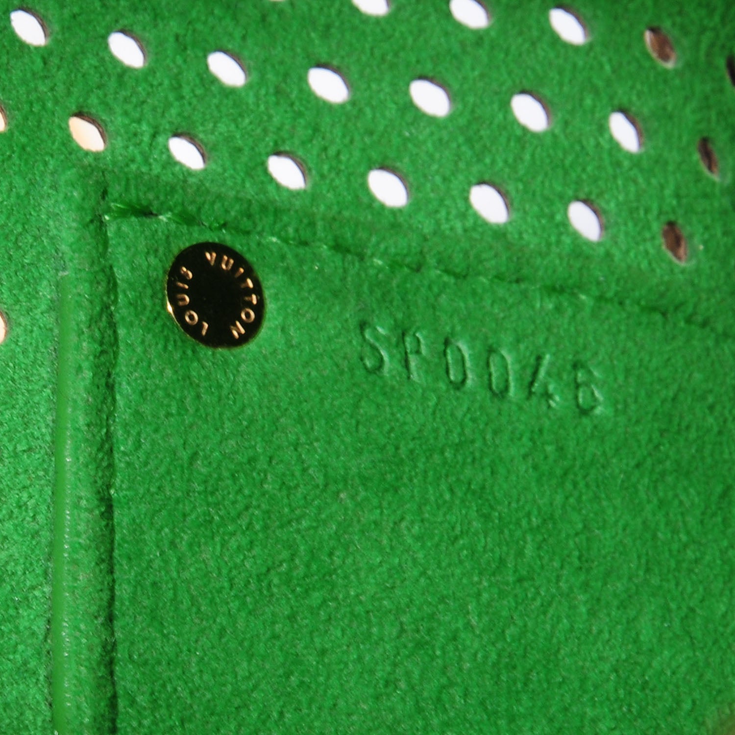 Louis Vuitton Monogram Perforated Speedy 30 Green 7 of 7