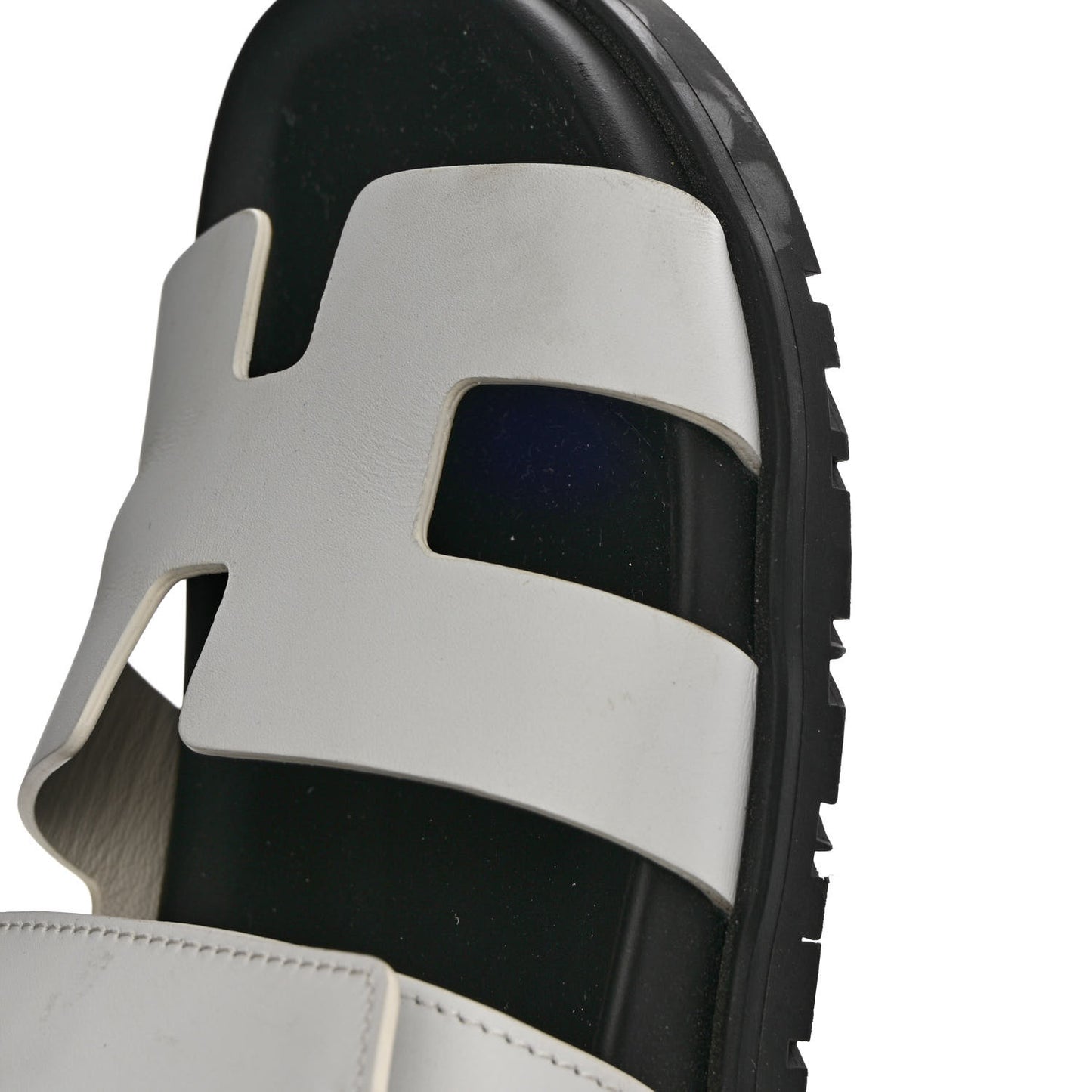 Calfskin Womens Chypre Sandals 38 White