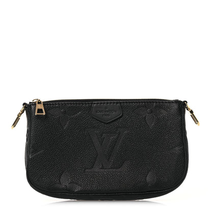 Louis Vuitton Empreinte Monogram Giant Multi Pochette Accessories Mini Pochette Black 1 of 7