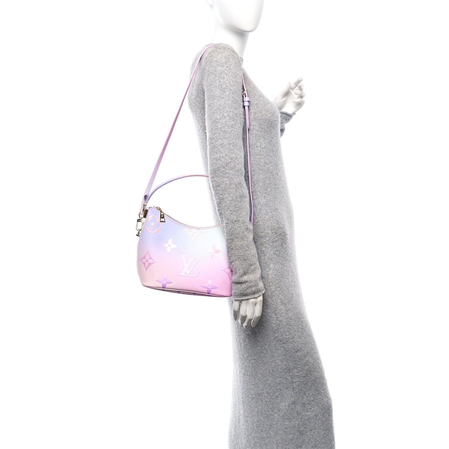 Louis Vuitton Monogram Giant Spring In The City Marshmallow Hobo PM Sunrise Pastel 2 of 10
