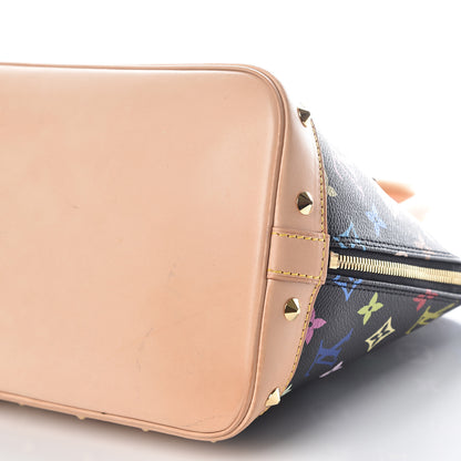 Louis Vuitton Monogram Multicolor Alma Black 10 of 12