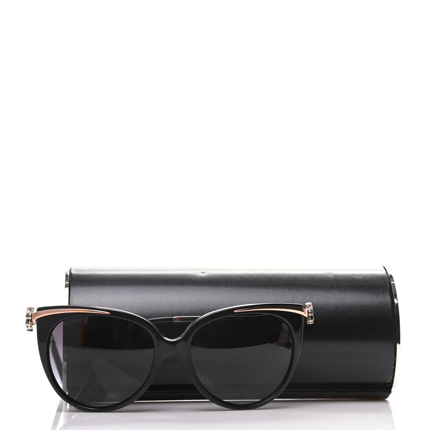 Acetate Crystal Flower Sunglasses 8089 Black