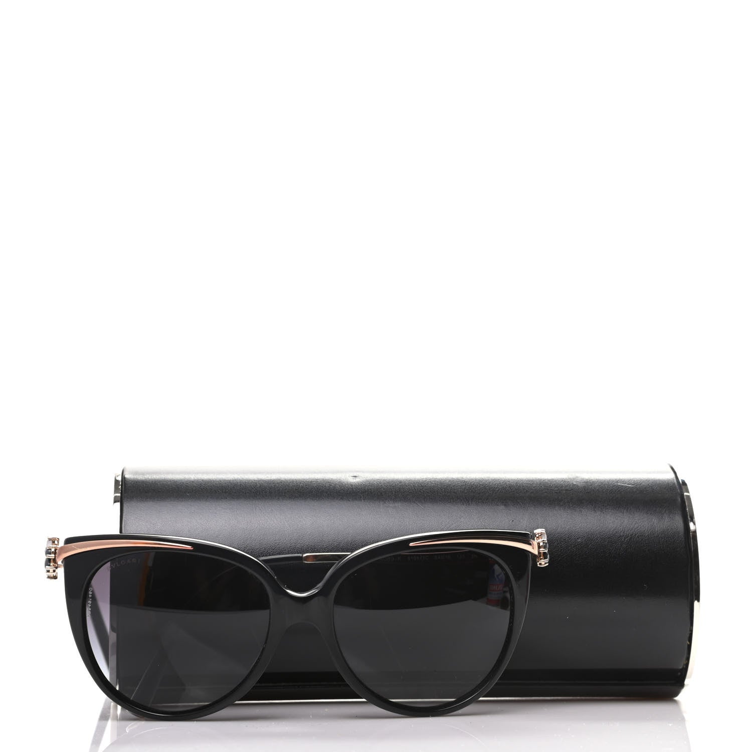 Bulgari Acetate Crystal Flower Sunglasses 8089 Black 8 of 8