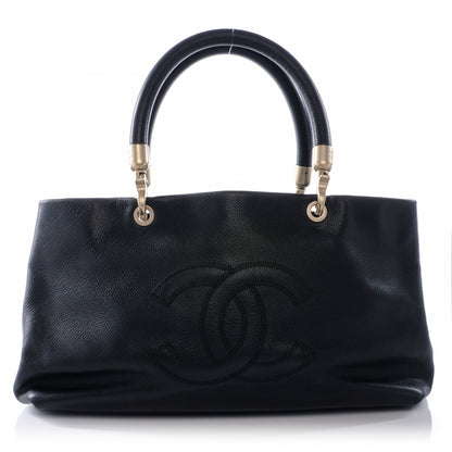 Chanel Caviar CC Handbag Black 1 of 8