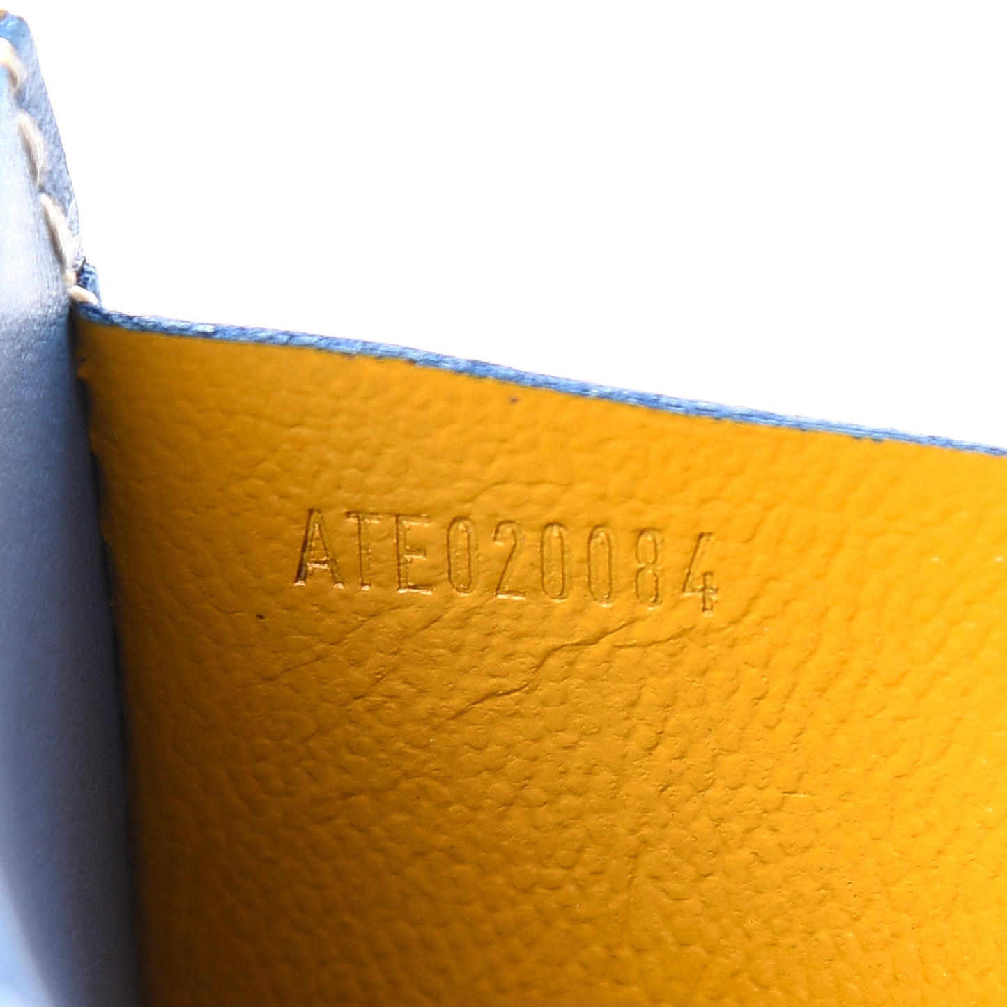 Goyardine Business Card Holder Sky Blue