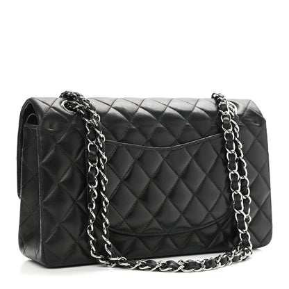 Chanel Lambskin Quilted Medium Double Flap Black 3 of 16