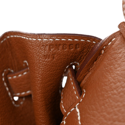 Hermes Togo Birkin 25 Gold 7 of 12