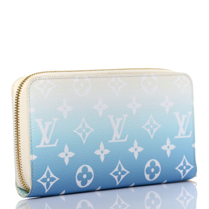 Louis Vuitton Monogram Giant By The Pool Zippy Wallet Blue 3 of 6