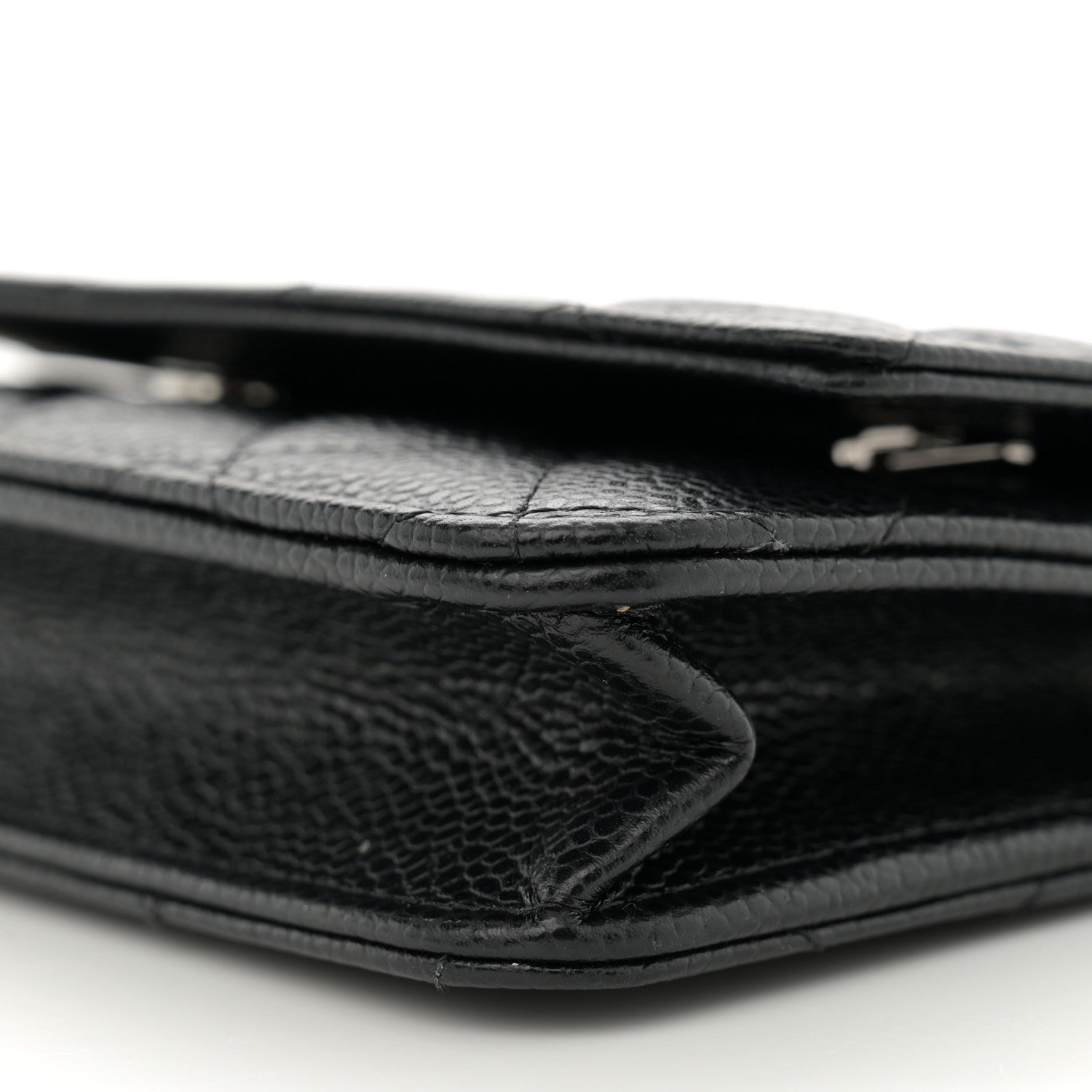 Chanel Caviar Quilted Wallet on Chain WOC Black 9 of 11