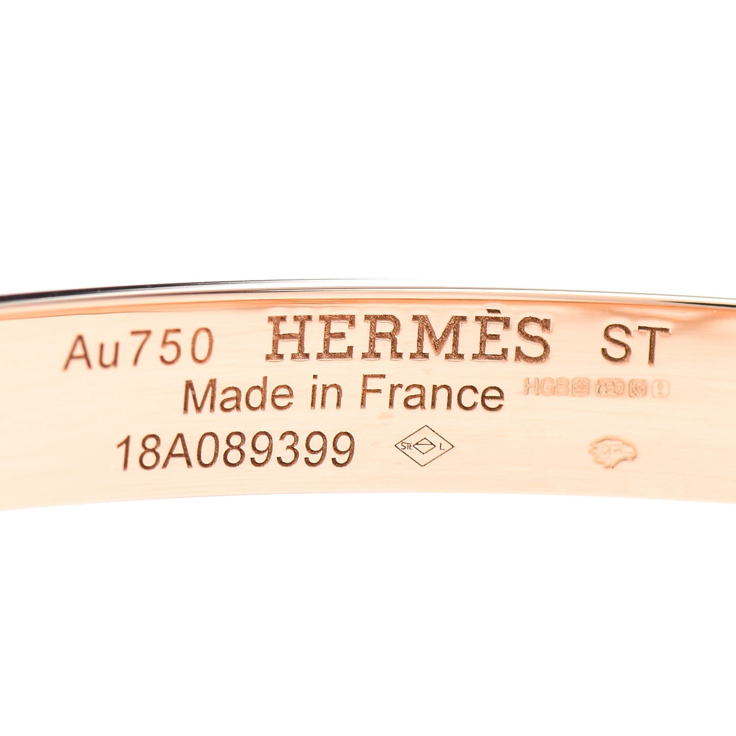 18K Rose Gold PM Collier De Chien Bracelet ST