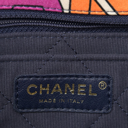 Chanel Printed Silk CC Small Single Flap Multicolor 6 of 11