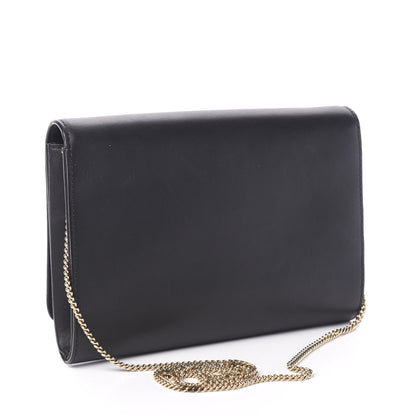 Versace Vitello Palazzo Medusa Evening Clutch Bag Black 2 of 9