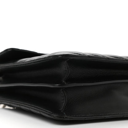 Bulgari Calfskin Quilted Serpenti Forever Shoulder Bag Black 9 of 10