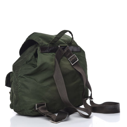 Prada Nylon Vela Medium Backpack Green 4 of 18