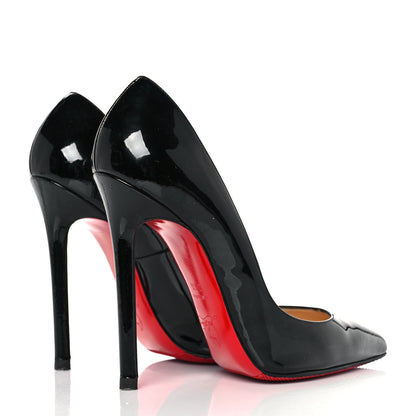 Christian Louboutin Patent Pigalle 120 Pumps 38.5 Black 4 of 8