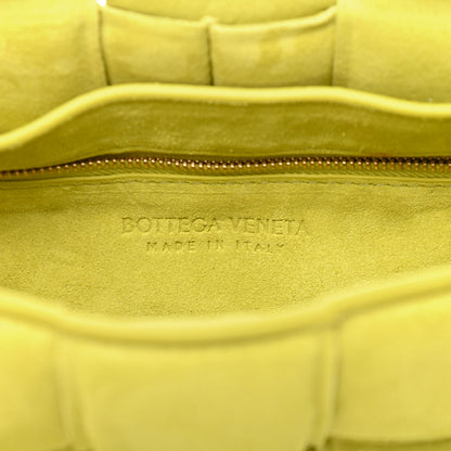 Bottega Veneta Suede Maxi Intrecciato Padded Chain Cassette Crossbody Bag Kiwi 5 of 5